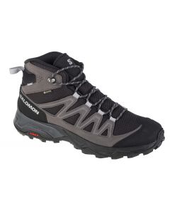 Salomon X Ward Leather Mid GTX 471817 męskie buty trekkingowe, Szare 001