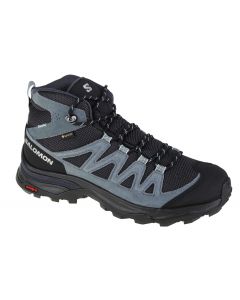 Salomon X Ward Leather Mid GTX W 471820 damskie buty trekkingowe, Szare 001