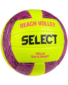 Select Beach Volley v23 Ball BEACH VOLLEY YEL-PINK unisex piłki do siatkówki, Żółte 001