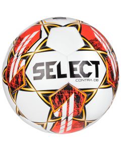 Select Contra DB V23 FIFA Basic Ball CONTRA WHT-RED unisex piłki do piłki nożnej, Białe 001