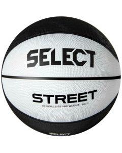 Select Street 2023 Basketball STREET BLK-WHT unisex piłki do koszykówki, Czarne 001