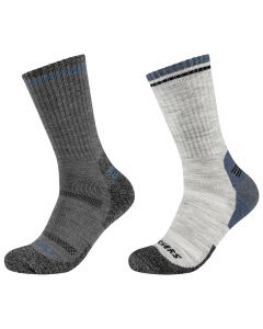 Skechers 2PPK Men Trail Wool Socks SK41104-9300 męskie skarpetki, Szare 001