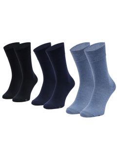 Skechers 3pk Men's Basic Socks SK41007-5801 męskie skarpetki, Granatowe 001