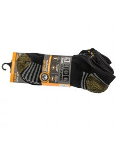 Skechers 3pk Terry Train Work Socks S102684-BLK męskie skarpetki, Czarne 001