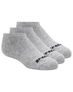 Skechers 3pk Unisex Non Terry No Show S114041-020 unisex skarpetki, Szare 001