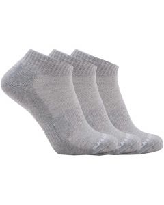 Skechers 3pk Unisex Terry Qtr Crew S111035-039 unisex skarpetki, Szare 001