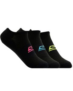Skechers 3pk Womens Microfiber Non Terry No Show
S101720-BLK damskie skarpetki, Czarne 001