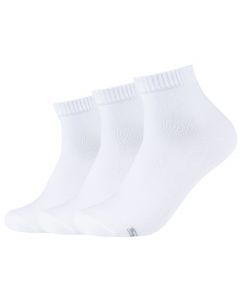 Skechers 3PPK Basic Quarter Socks SK42004-1000 męskie skarpetki, Białe 001