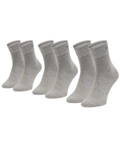 Skechers 3PPK Mesh Ventilation Socks SK41040-9300 unisex skarpetki, Szare 001