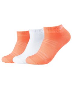 Skechers 3PPK Mesh Ventilation Socks SK43022-0310 unisex skarpetki, Pomarańczowe 001