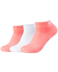 Skechers 3PPK Mesh Ventilation Socks SK43022-0410 unisex skarpetki, Różowe 001