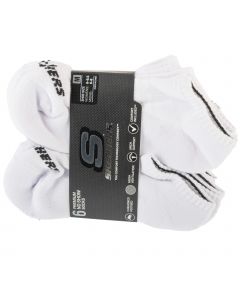 Skechers 6pk Core Lowcut Md Socks S118209-WHT unisex skarpetki, Białe 001