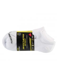 Skechers 6pk Men Mn Cotton Nshw Socks S117809-WHT męskie skarpetki, Białe 001