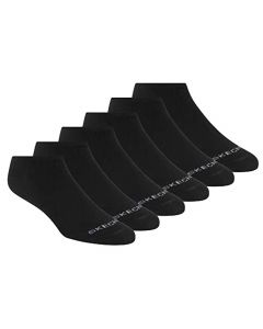 Skechers 6pk Womens Cotton Nshw Socks S116979-BLK unisex skarpetki, Czarne 001