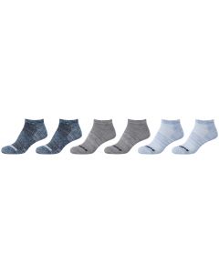 Skechers 6PPK Casual Super Soft Sneaker Socks SK43069-4851 dla chłopca skarpetki, Wielokolorowe 001