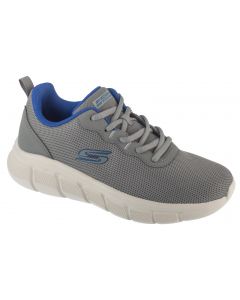 Skechers Bobs B Flex - Icy Edge 118109-DKGY męskie buty sneakers, Szare 001