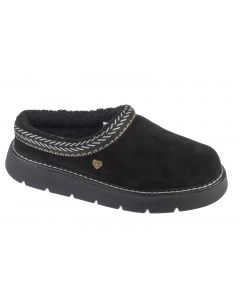 Skechers BOBS Keepsakes Lite - Fuzzy Dreams 114749-BBK damskie kapcie, Czarne 001