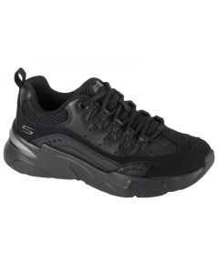 Skechers Bobs Sport Bamina - Star Strikez 117355-BBK damskie buty sneakers, Czarne 001