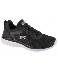 Skechers Bountiful - Quick Path 12607-BKW damskie buty sneakers, Czarne 001