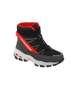 Skechers D Lites 660092L-BKRD dla chłopca buty trekkingowe, Czarne 001