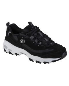 Skechers D Lites-Biggest Fan 11930-BLK damskie buty sneakers, Czarne 001