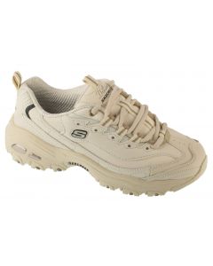 Skechers D'Lites - Fresh Start 11931-OFWT damskie buty sneakers, Białe 001
