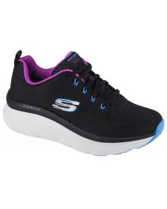 Skechers D'Lux Walker - Fresh Finesse 149368-BKPR damskie buty sneakers, Czarne 001