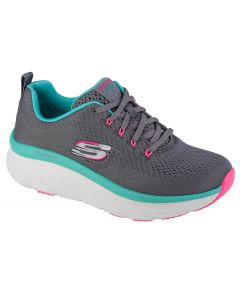 Skechers D'Lux Walker - Fresh Finesse 149368-GMLT damskie buty sneakers, Szare 001