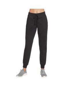 Skechers Diamond Jogger Pant WPT56-BLK damskie spodnie, Czarne 001