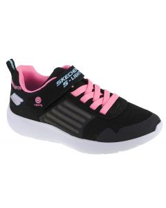 Skechers Dyna-Lights 20268L-BKPK dla chłopca buty sneakers, Czarne 001