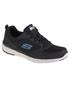 Skechers Flex Advantage 3.0 52954-BLK męskie buty treningowe, Czarne 001