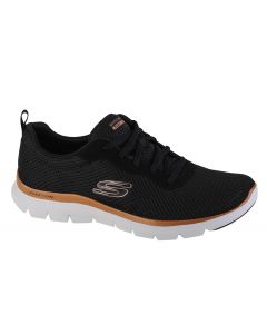 Skechers Flex Appeal 4.0 Brilliant View 149303-BKRG damskie buty sneakers, Czarne 001