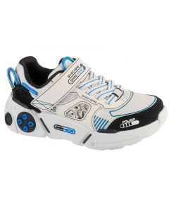 Skechers Gametronix 2.0 402270L-WBKB dla chłopca buty sneakers, Białe 001