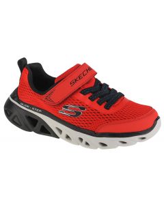 Skechers Glide-Step Sport 403801L-RDBK dla chłopca buty sneakers, Czerwone 001