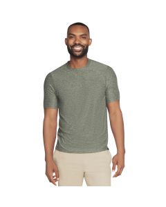 Skechers Go Dri All Day Tee TS107-GNBK męskie t-shirty, Zielone 001