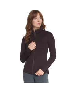 Skechers Go Flex Harmony Full Zip Jacket JA501-BRCT damskie bluzy, Brązowe 001