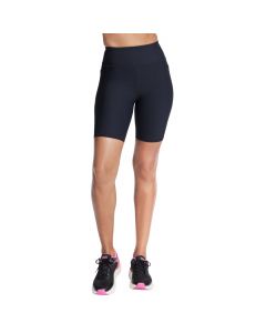 Skechers Go Flex Rib High Waisted 8 Inch Bike Short SH32-BLK damskie spodenki, Czarne 001