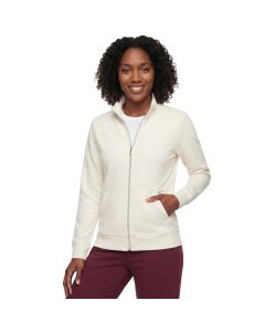 Skechers Go Luxe Rib Hoodie JA293-OFWT damskie bluzy, Białe 001