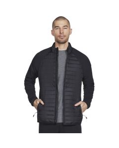 Skechers GO Shield Hybrid Jacket JA23-BLK męskie kurtki, Czarne 001