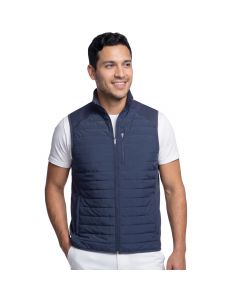 Skechers GO Shield Hybrid Vest JA226-CCNV męskie bezrękawniki, Granatowe 001