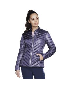 Skechers GO Shield Shine Jacket JA150-PRCC damskie kurtki, Fioletowe 001