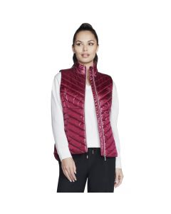 Skechers GO Shield Shine Vest JA151-PKRD damskie bezrękawniki, Różowe 001