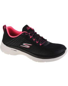 Skechers Go Walk 6 - Stunning Glow 124554-BKHP damskie buty sneakers, Czarne 001