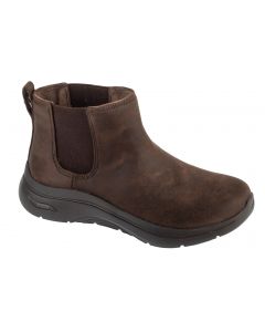 Skechers Go Walk Arch Fit 2.0 Boot - Classic Charm 144550-CHOC damskie sztyblety, Brązowe 001