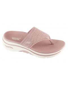 Skechers Go Walk Arch Fit 2.0 Sandal - Carrie 140861-MVE damskie japonki, Różowe 001