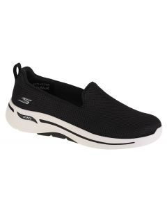 Skechers Go Walk Arch Fit Grateful 124401-BKW damskie buty sneakers, Czarne 001