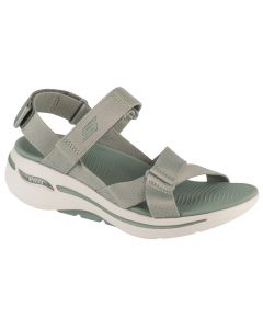 Skechers Go Walk Arch Fit Sandal - Attract 140808-SAGE damskie sandały, Szare 001