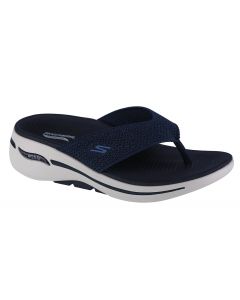 Skechers Go Walk Arch Fit Sandal - Luminous 140269-NVY damskie japonki, Granatowe 001