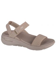 Skechers Go Walk Arch Fit Sandal - Polished 140264-NAT damskie sandały, Beżowe 001