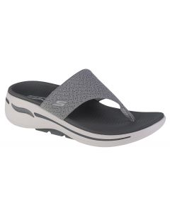 Skechers Go Walk Arch Fit - Weekender 140221-GRY damskie japonki, Szare 001